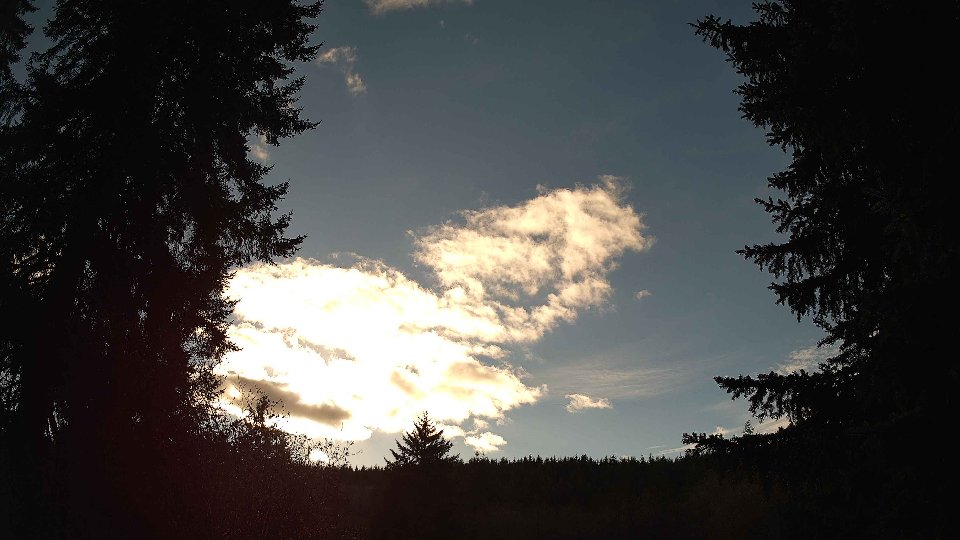 Pacific Northwest skyline timelapse frame from Nov 21st, 2025 at 2:15 PM