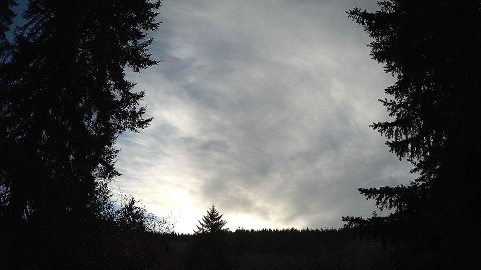 Pacific Northwest skyline timelapse frame from Nov 21st, 2025 at 3:15 PM