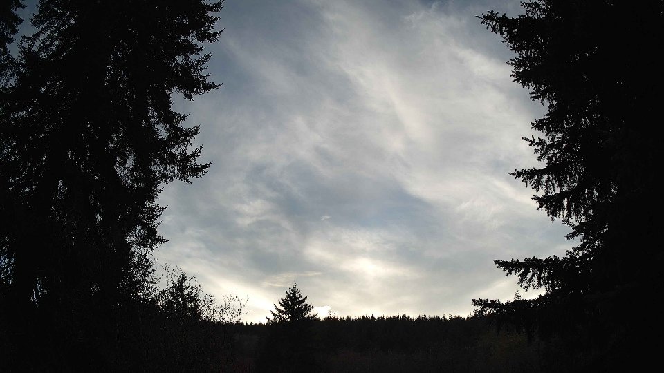 Pacific Northwest skyline timelapse frame from Nov 21st, 2025 at 3:45 PM