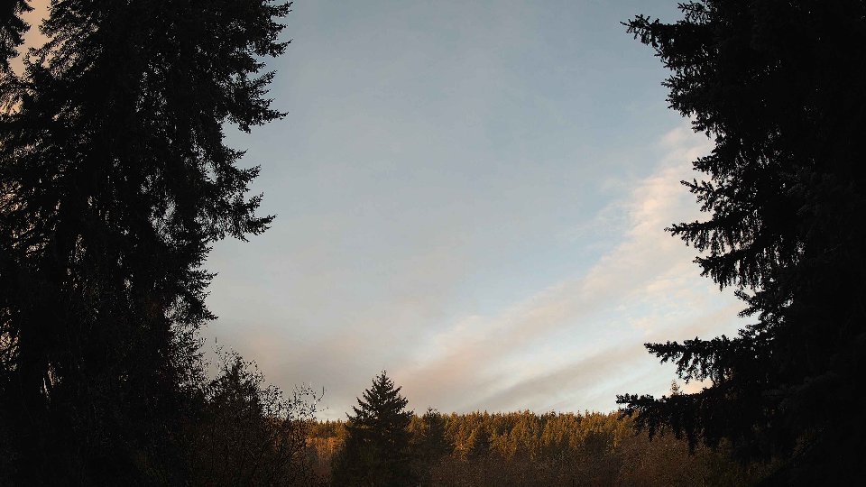 Pacific Northwest skyline timelapse frame from Nov 22nd, 2025 at 7:15 AM