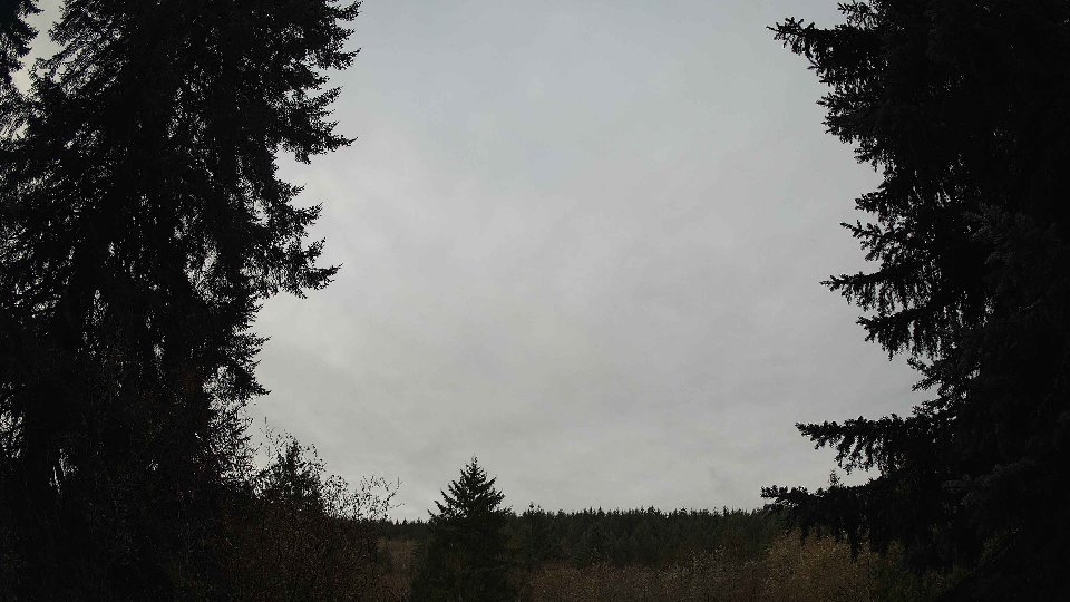 Pacific Northwest skyline timelapse frame from Nov 22nd, 2025 at 8:45 AM
