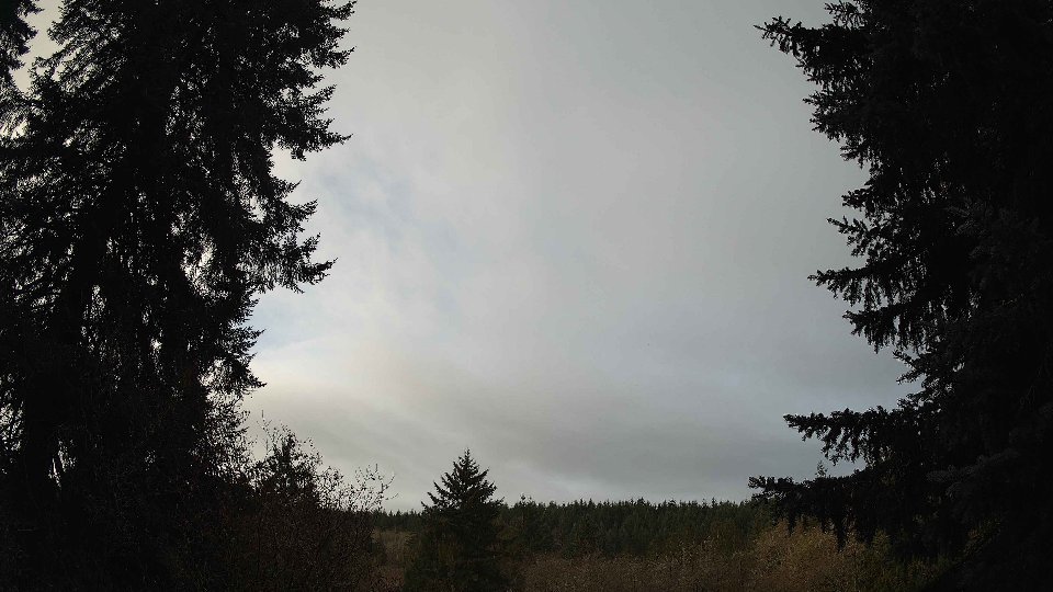 Pacific Northwest skyline timelapse frame from Nov 22nd, 2025 at 9:15 AM
