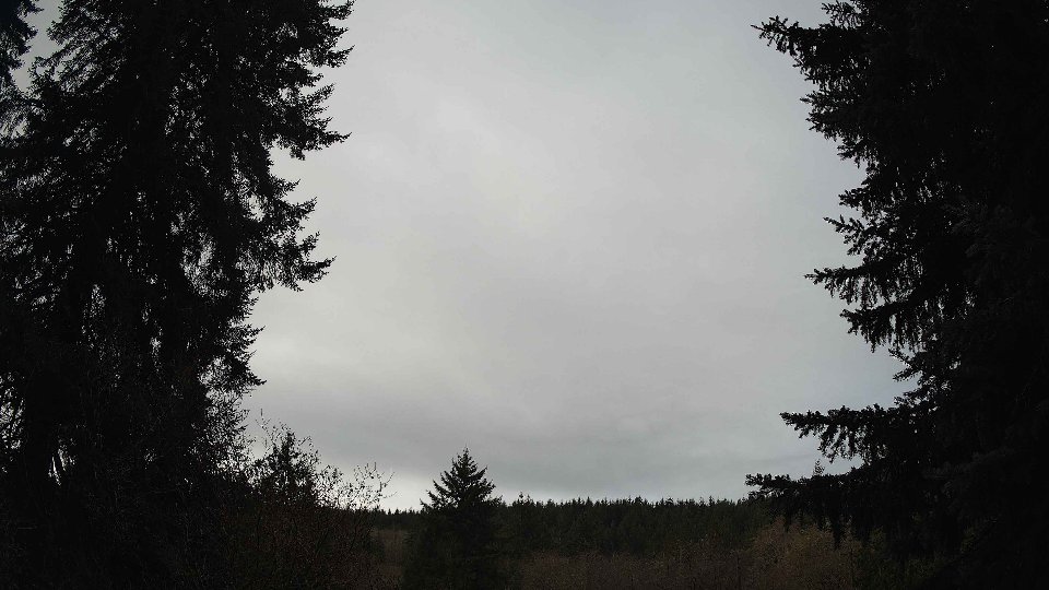 Pacific Northwest skyline timelapse frame from Nov 22nd, 2025 at 9:45 AM