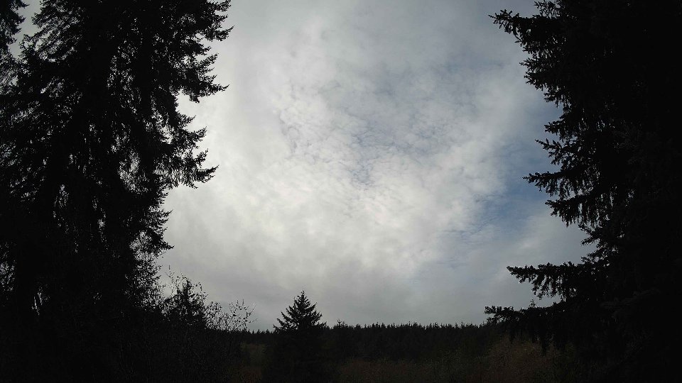 Pacific Northwest skyline timelapse frame from Nov 22nd, 2025 at 10:45 AM