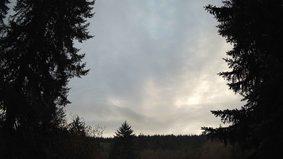 Pacific Northwest skyline timelapse frame from Nov 22nd, 2025 at 3:15 PM