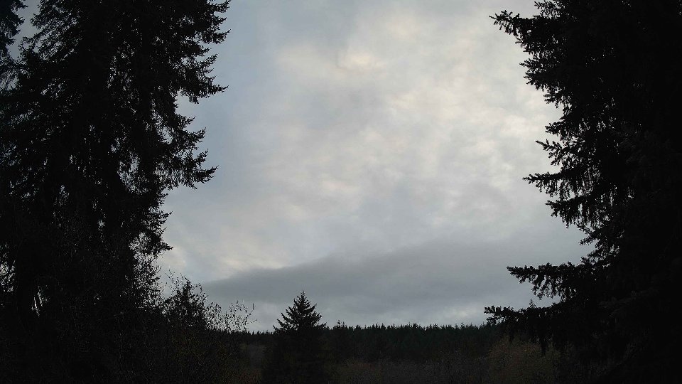 Pacific Northwest skyline timelapse frame from Nov 22nd, 2025 at 3:30 PM