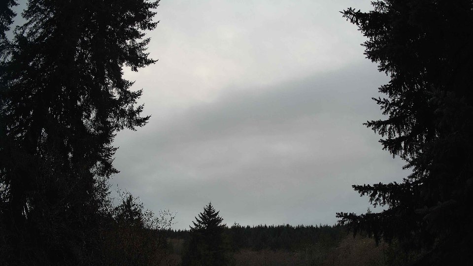 Pacific Northwest skyline timelapse frame from Nov 22nd, 2025 at 3:45 PM