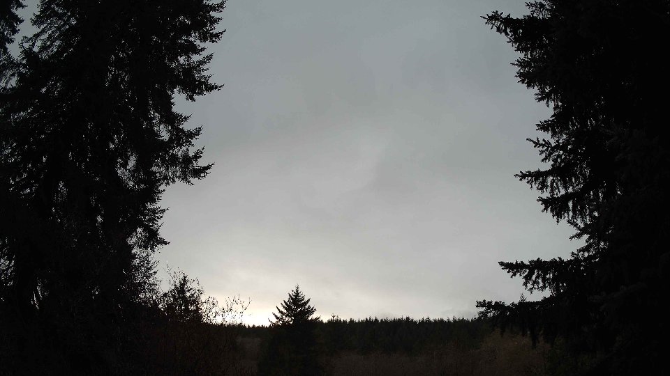 Pacific Northwest skyline timelapse frame from Nov 22nd, 2025 at 4:00 PM