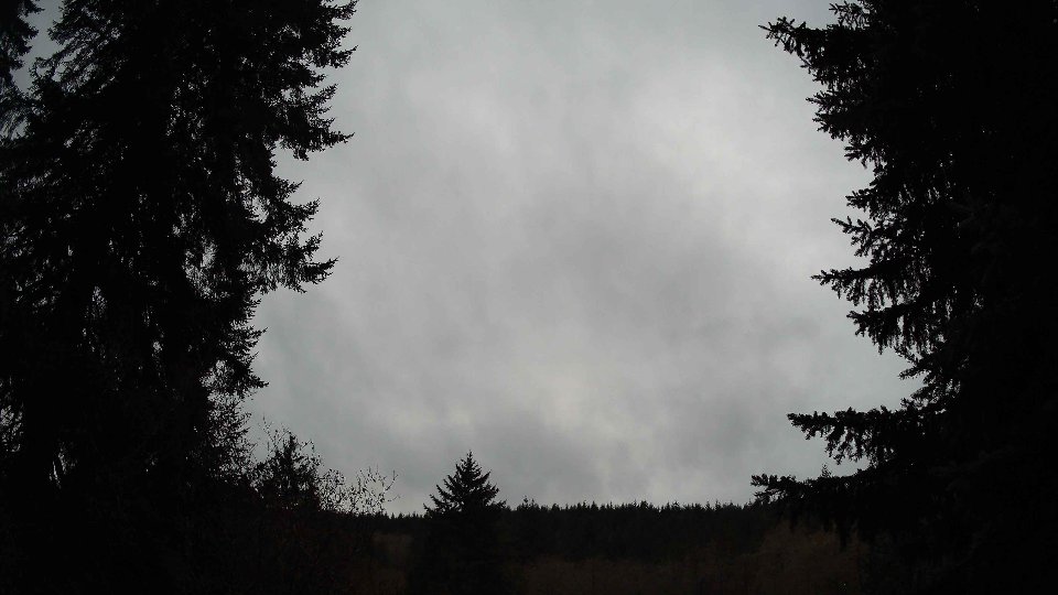 Pacific Northwest skyline timelapse frame from Nov 22nd, 2025 at 4:15 PM