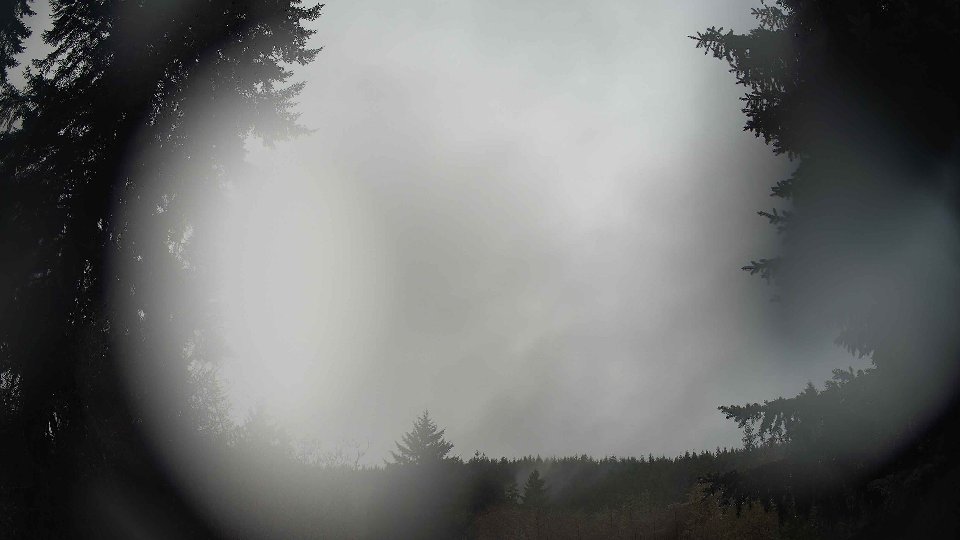 Pacific Northwest skyline timelapse frame from Nov 23rd, 2025 at 8:00 AM