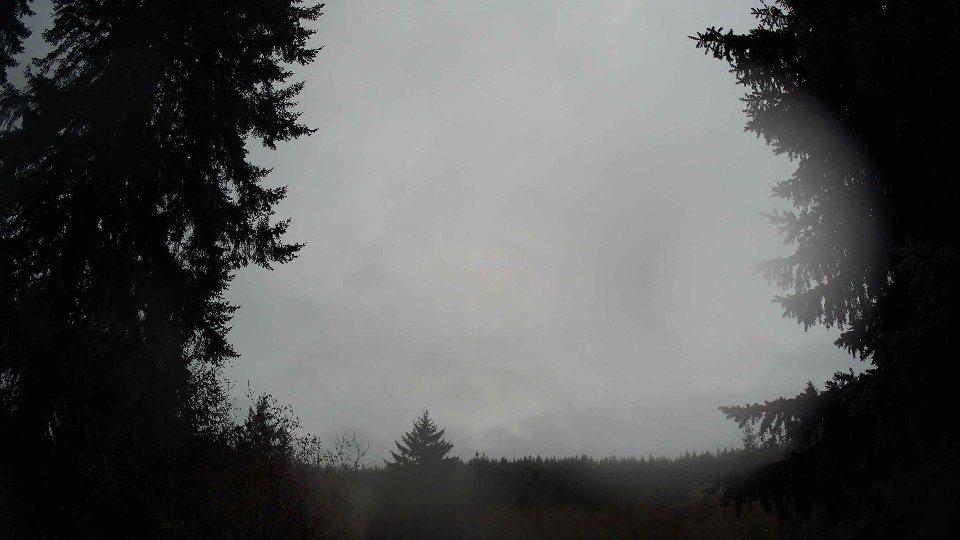 Pacific Northwest skyline timelapse frame from Nov 23rd, 2025 at 4:45 PM