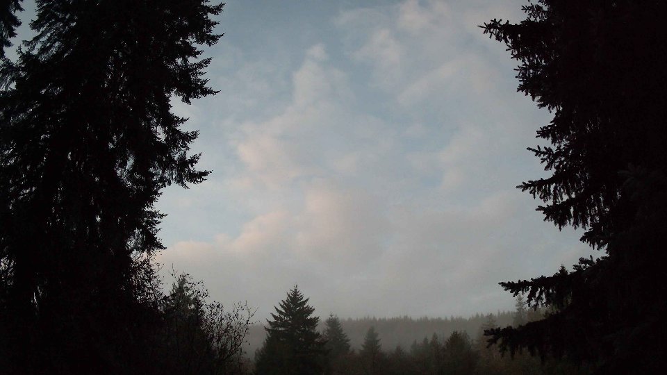 Pacific Northwest skyline timelapse frame from Nov 24th, 2025 at 7:00 AM