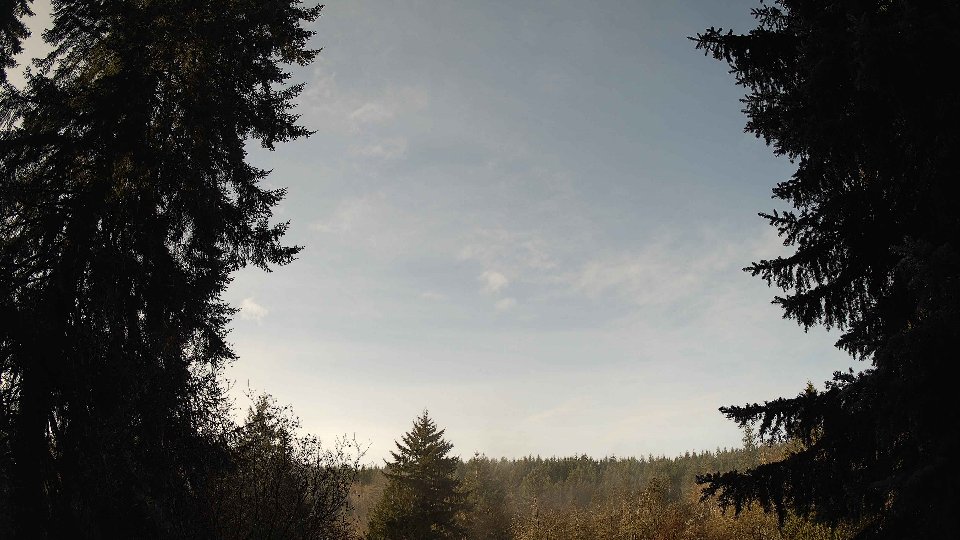 Pacific Northwest skyline timelapse frame from Nov 24th, 2025 at 9:45 AM
