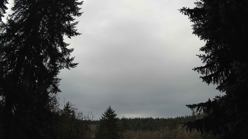 Pacific Northwest skyline timelapse frame from Nov 24th, 2025 at 10:45 AM