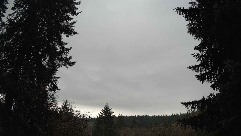Pacific Northwest skyline timelapse frame from Nov 24th, 2025 at 11:00 AM