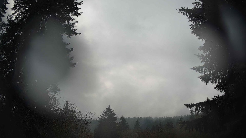 Pacific Northwest skyline timelapse frame from Nov 24th, 2025 at 12:45 PM