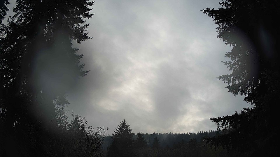 Pacific Northwest skyline timelapse frame from Nov 24th, 2025 at 1:30 PM