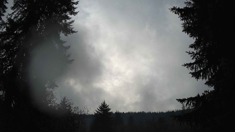 Pacific Northwest skyline timelapse frame from Nov 24th, 2025 at 2:00 PM