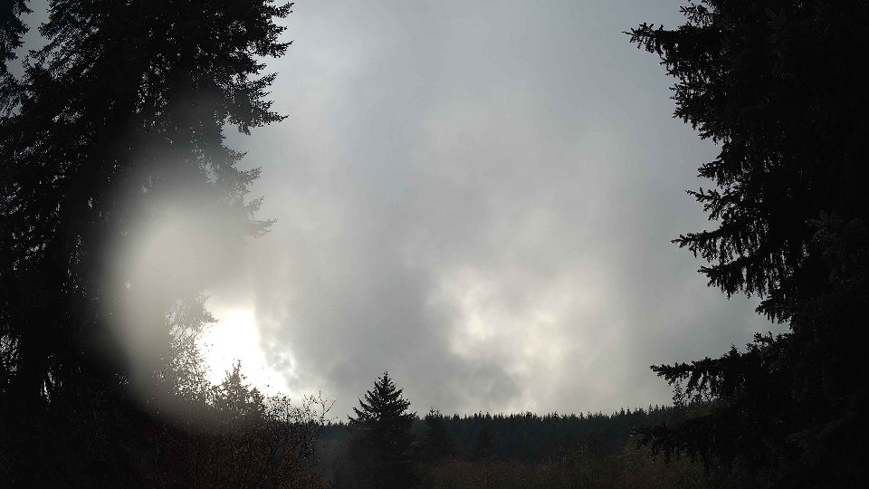 Pacific Northwest skyline timelapse frame from Nov 24th, 2025 at 2:15 PM