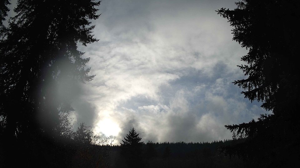 Pacific Northwest skyline timelapse frame from Nov 24th, 2025 at 2:30 PM