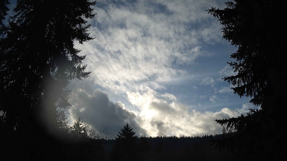 Pacific Northwest skyline timelapse frame from Nov 24th, 2025 at 2:45 PM