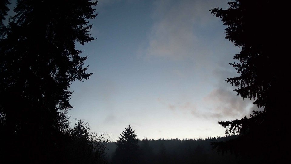Pacific Northwest skyline timelapse frame from Nov 24th, 2025 at 5:00 PM