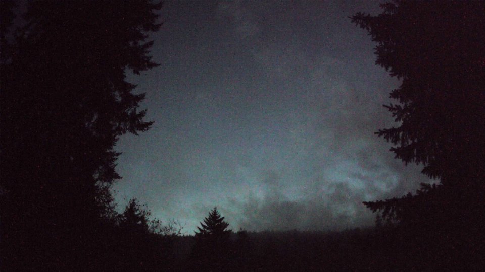 Pacific Northwest skyline timelapse frame from Nov 24th, 2025 at 5:18 PM
