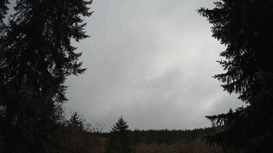 Pacific Northwest skyline timelapse frame from Nov 26th, 2025 at 1:15 PM