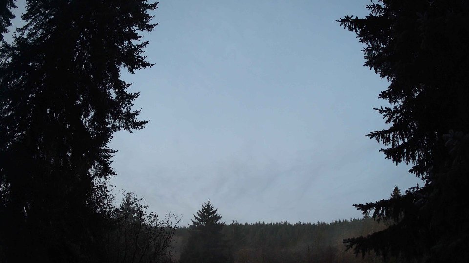 Pacific Northwest skyline timelapse on Nov 29, 2025 at 7:15 AM