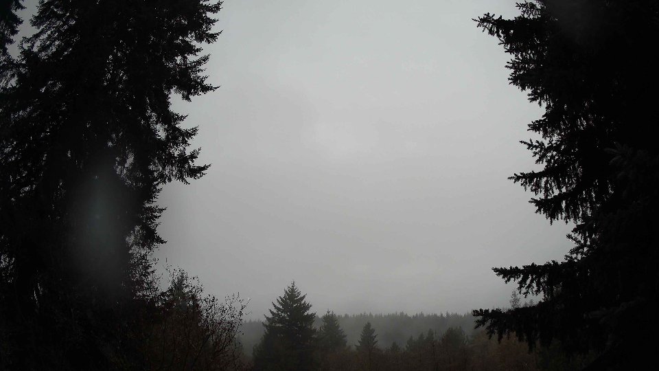 Pacific Northwest skyline timelapse on Dec 01, 2025 at 7:30 AM