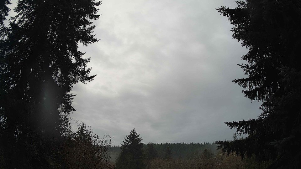 Pacific Northwest skyline timelapse on Dec 01, 2025 at 7:45 AM