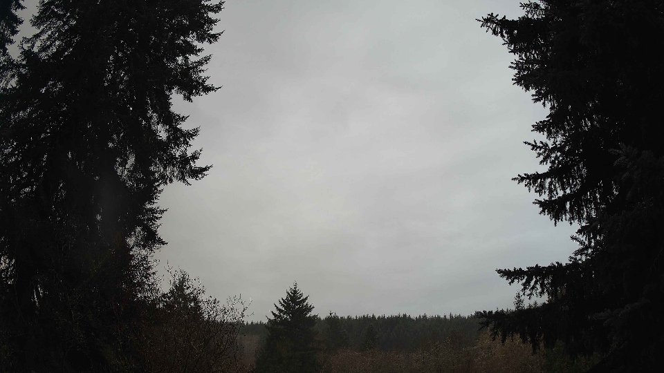 Pacific Northwest skyline timelapse on Dec 01, 2025 at 8:00 AM