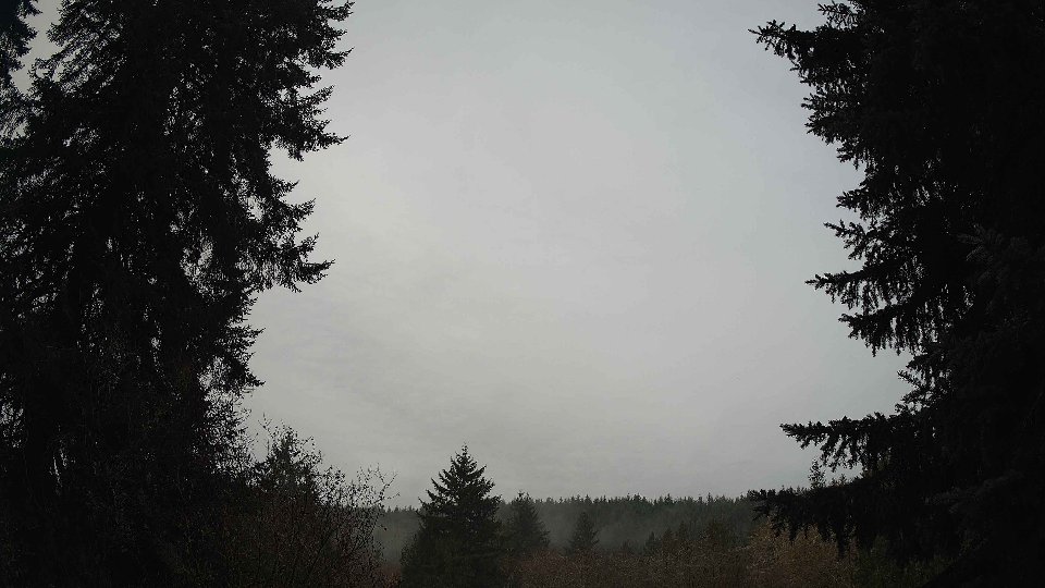 Pacific Northwest skyline timelapse on Dec 01, 2025 at 8:45 AM