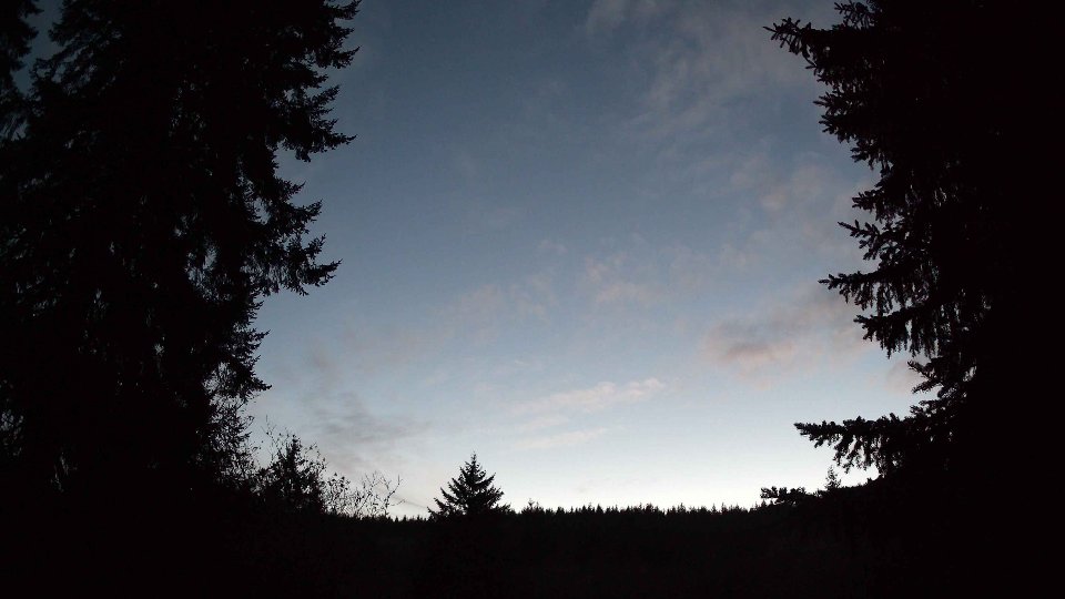 Pacific Northwest skyline timelapse on Dec 01, 2025 at 5:00 PM
