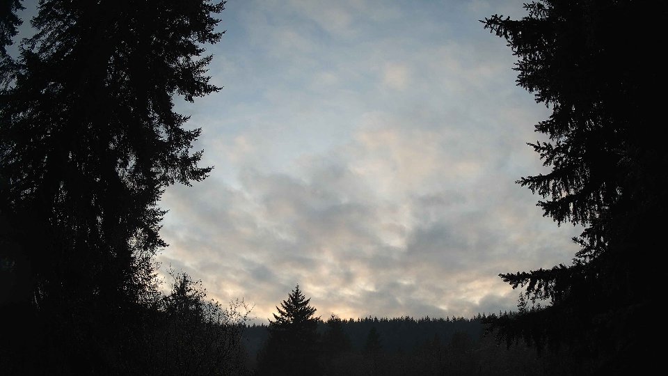 Pacific Northwest skyline timelapse on Dec 02, 2025 at 4:00 PM
