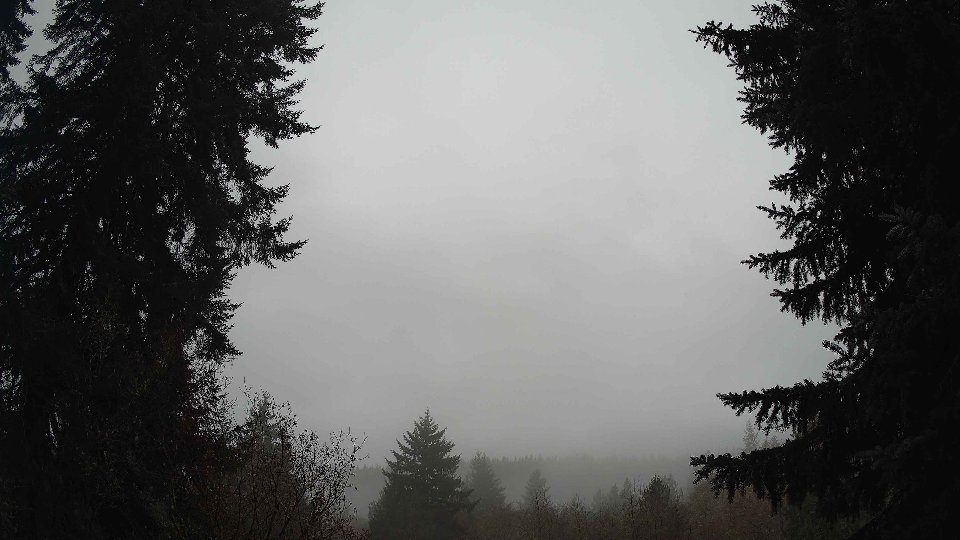 Pacific Northwest skyline timelapse on Dec 03, 2025 at 8:00 AM