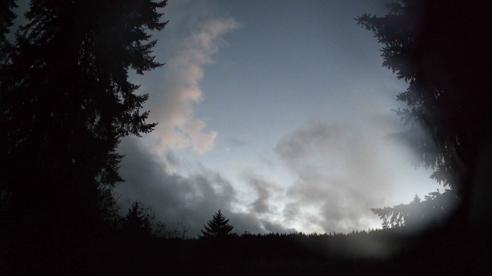 Pacific Northwest skyline timelapse on Dec 07, 2025 at 5:00 PM
