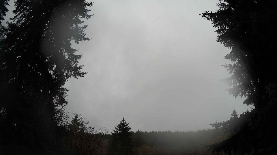 Pacific Northwest skyline timelapse on Dec 08, 2025 at 8:00 AM