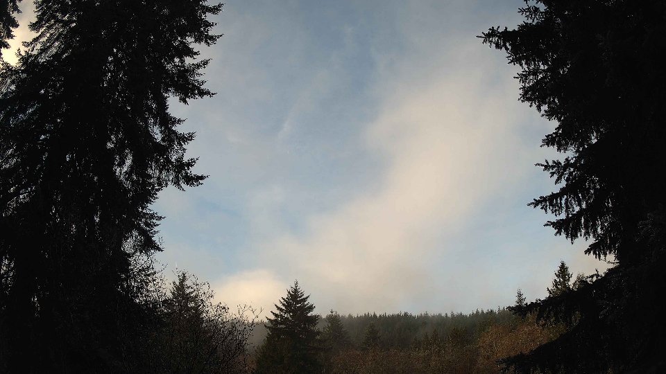 Pacific Northwest skyline timelapse on Dec 12, 2025 at 9:00 AM