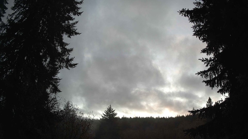 Pacific Northwest skyline timelapse on Dec 12, 2025 at 4:30 PM