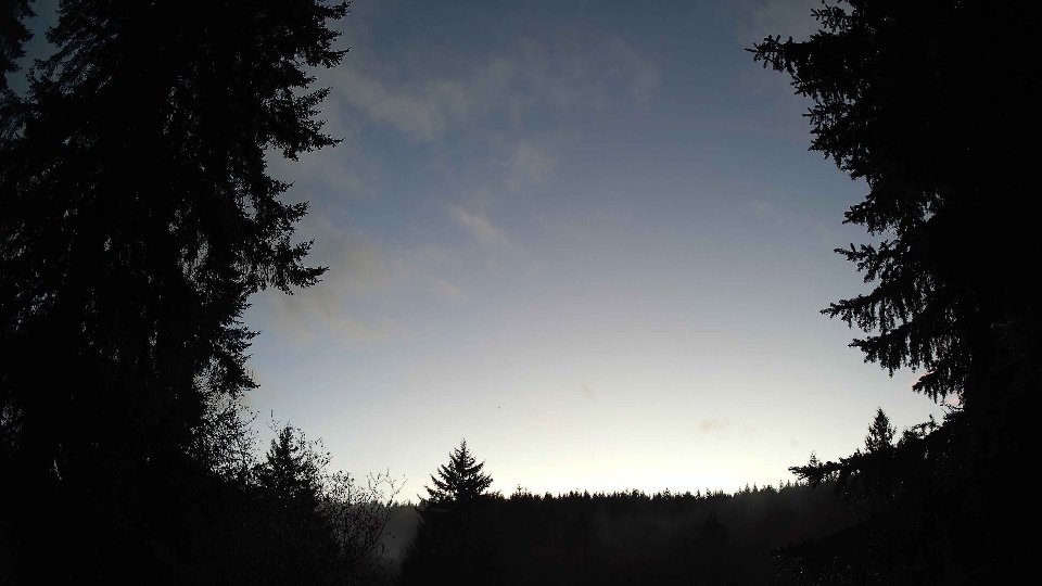 Pacific Northwest skyline timelapse on Dec 12, 2025 at 4:45 PM