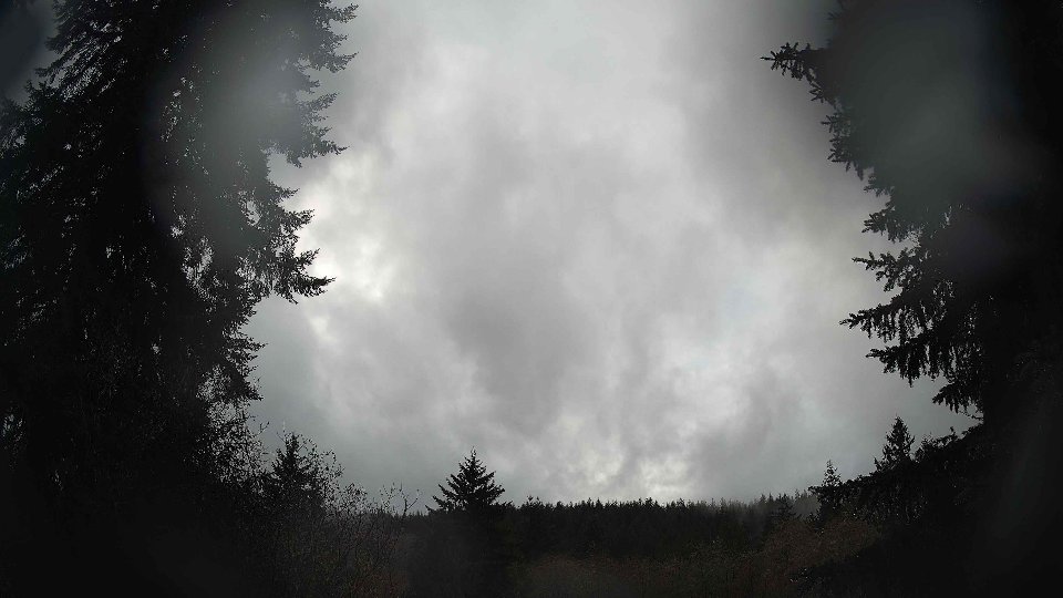 Pacific Northwest skyline timelapse on Dec 15th, 2025 at 12:45 PM