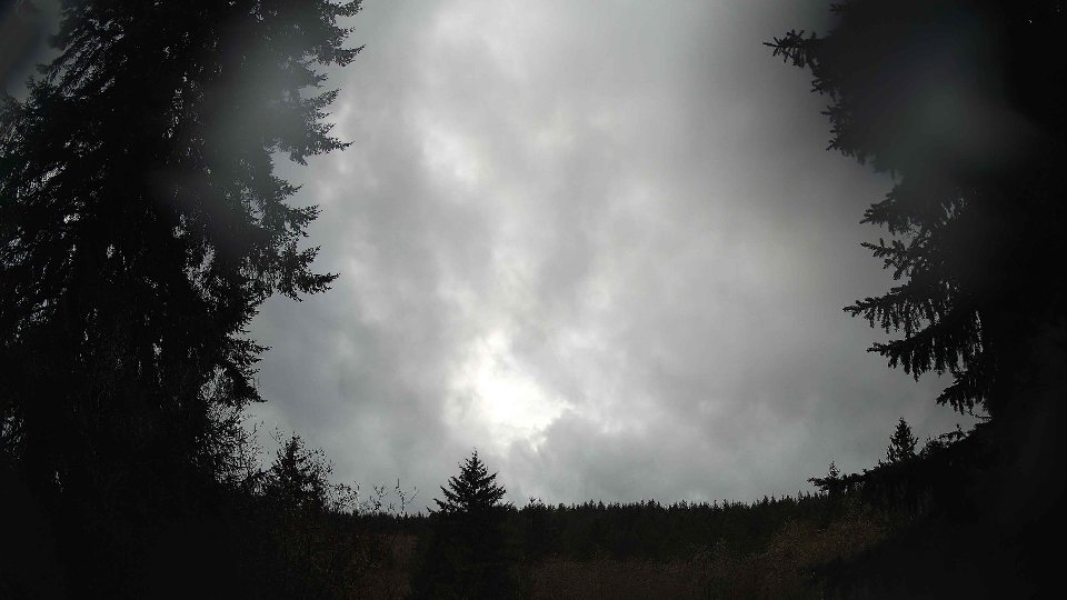 Pacific Northwest skyline timelapse on Dec 15th, 2025 at 1:00 PM