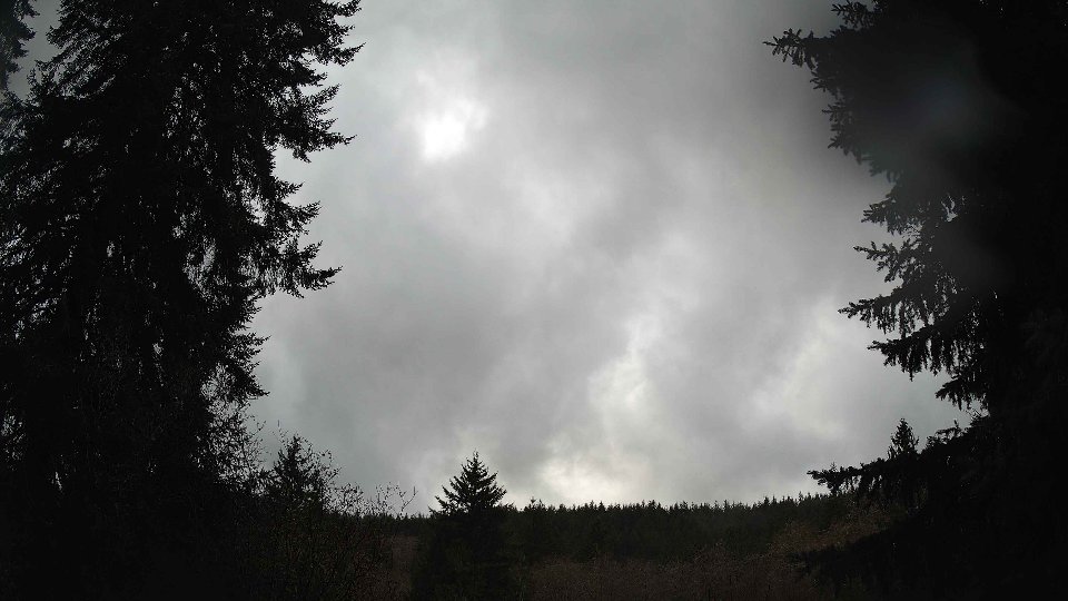 Pacific Northwest skyline timelapse on Dec 15th, 2025 at 1:30 PM