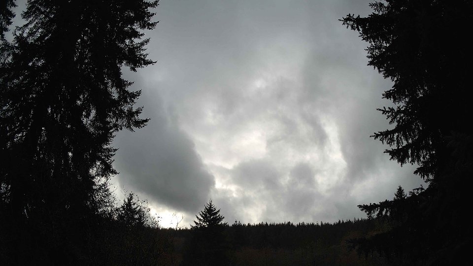 Pacific Northwest skyline timelapse on Dec 15th, 2025 at 2:45 PM