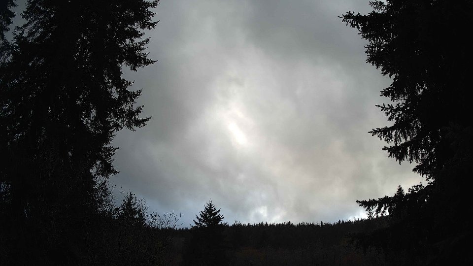 Pacific Northwest skyline timelapse on Dec 15th, 2025 at 3:45 PM