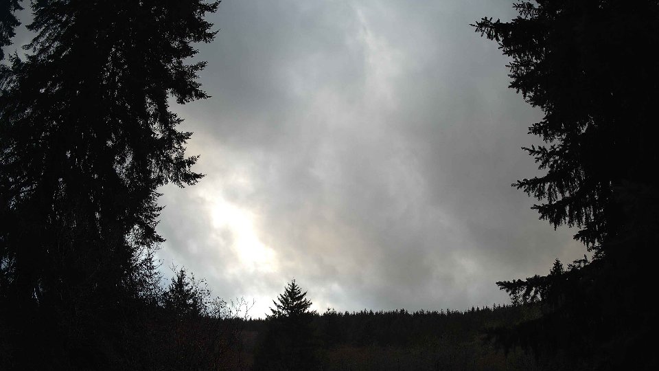 Pacific Northwest skyline timelapse on Dec 15th, 2025 at 4:00 PM