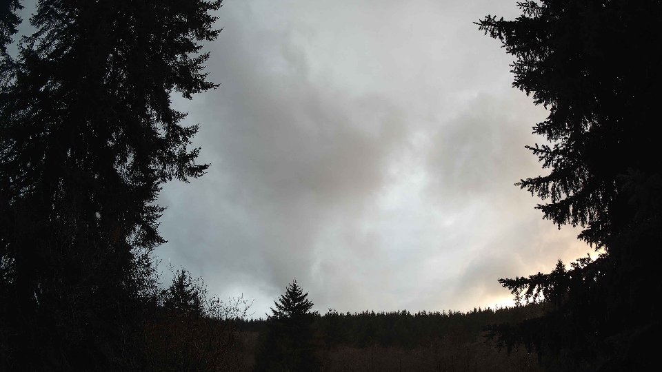 Pacific Northwest skyline timelapse on Dec 15th, 2025 at 4:15 PM