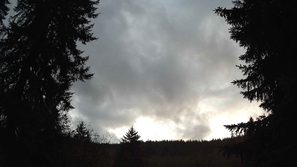 Pacific Northwest skyline timelapse on Dec 15th, 2025 at 4:30 PM