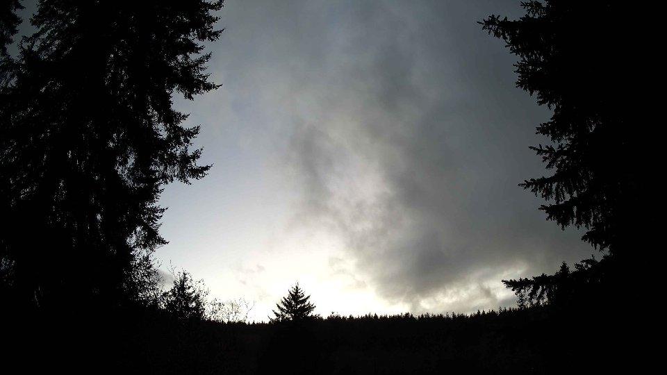 Pacific Northwest skyline timelapse on Dec 15th, 2025 at 4:45 PM